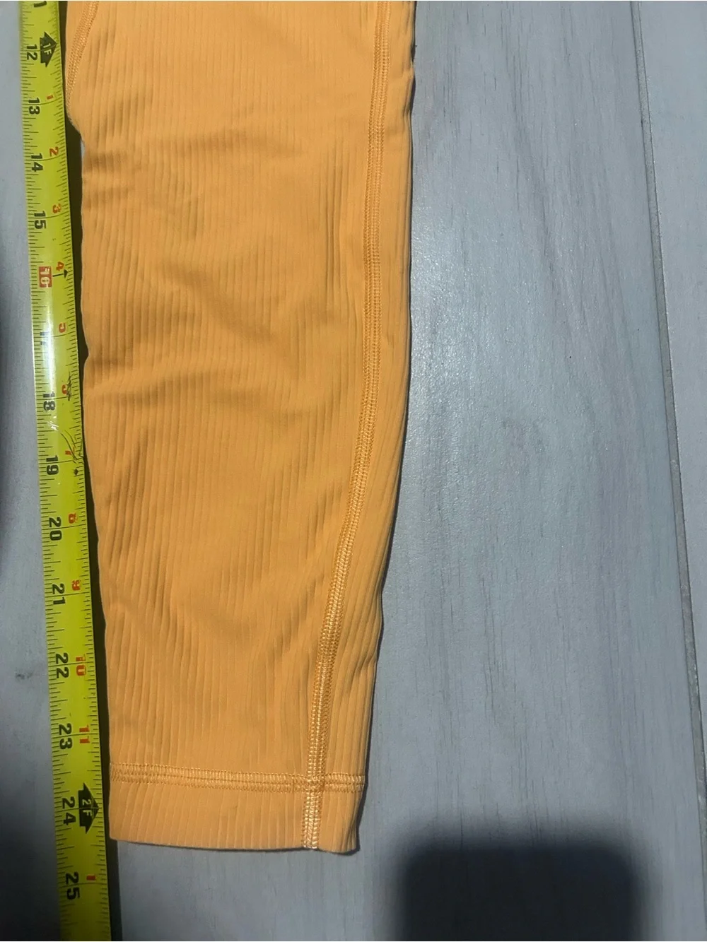 Lululemon Align™ Ribbed High-Rise Leggings Pant 25” Mango Size 6